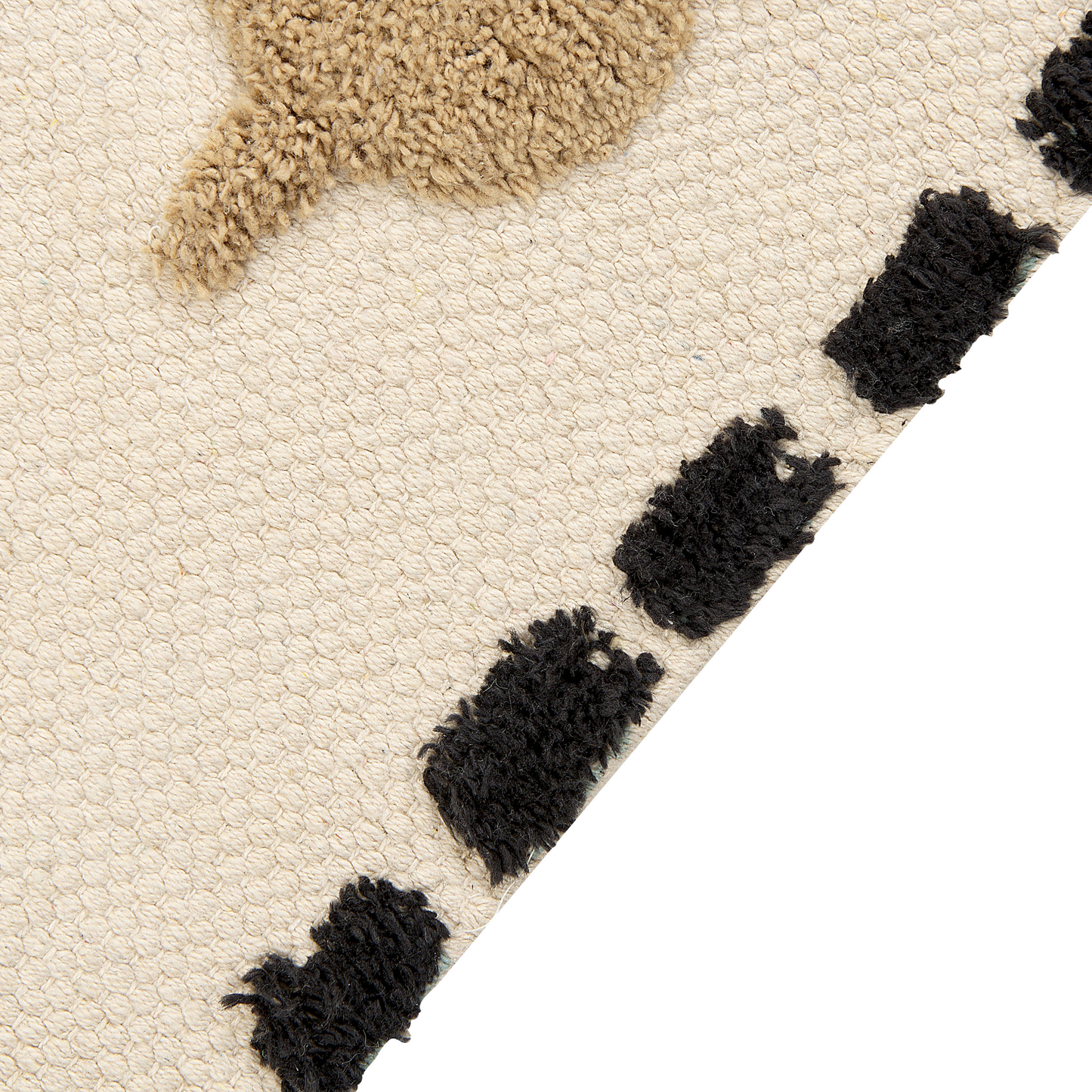 Kinderteppich Baumwolle mehrfarbig 80 x 150 cm abstraktes Muster SAZAK