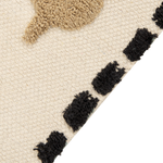 Kinderteppich Baumwolle mehrfarbig 80 x 150 cm abstraktes Muster SAZAK