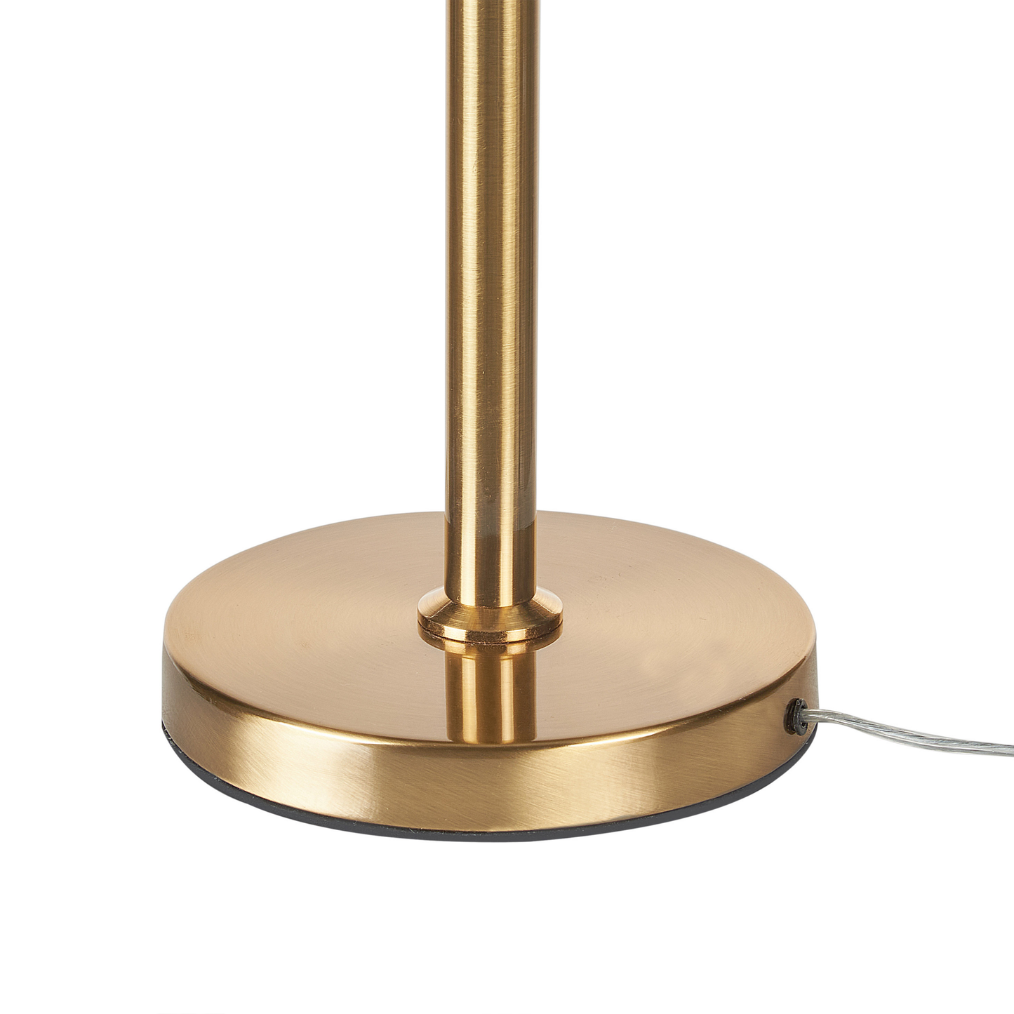 Tischlampe Rauchglas gold 70 cm 3-flammig Kugelform TAMESI