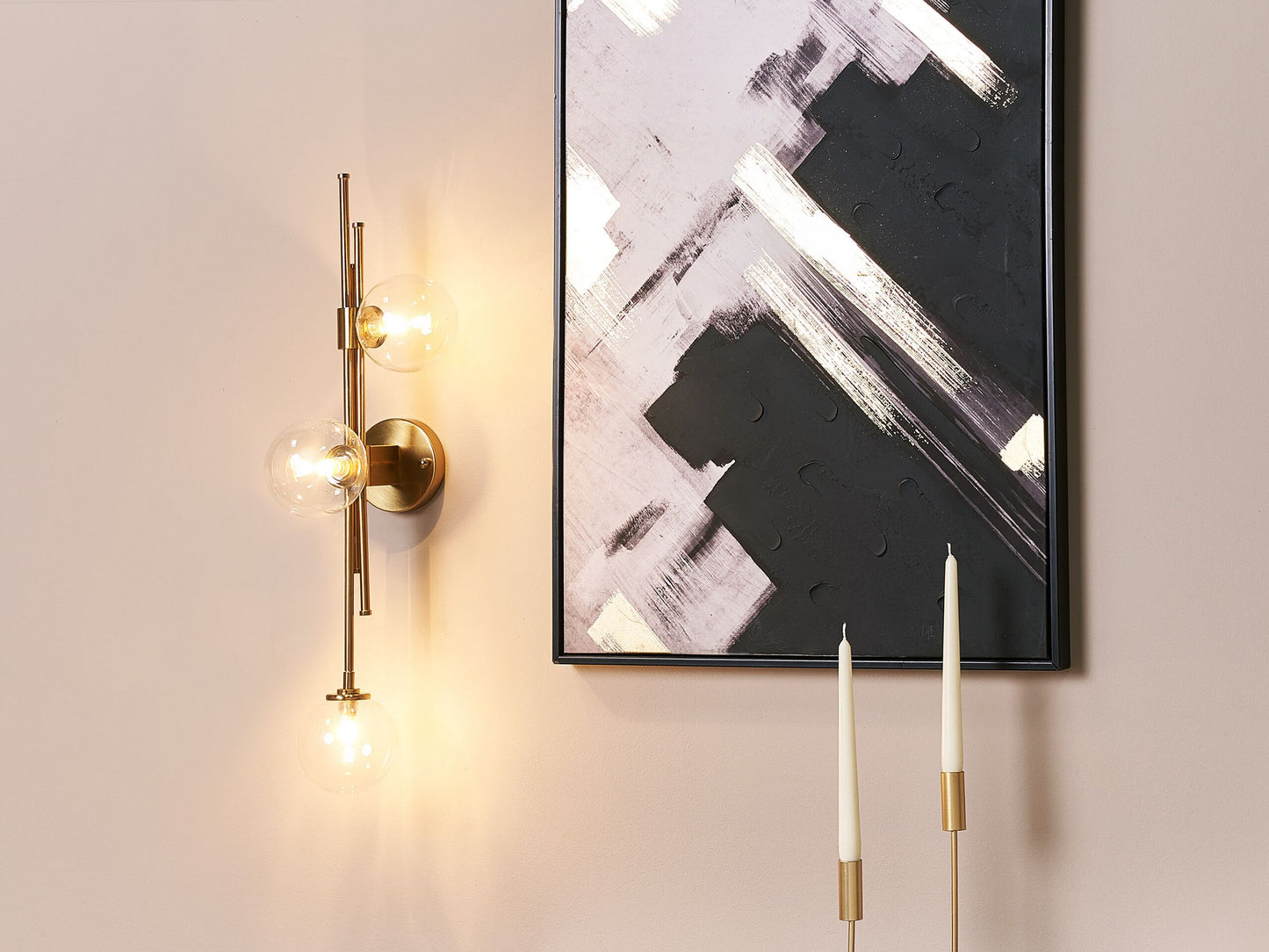 Wandlampe TULIJA Metall Gold