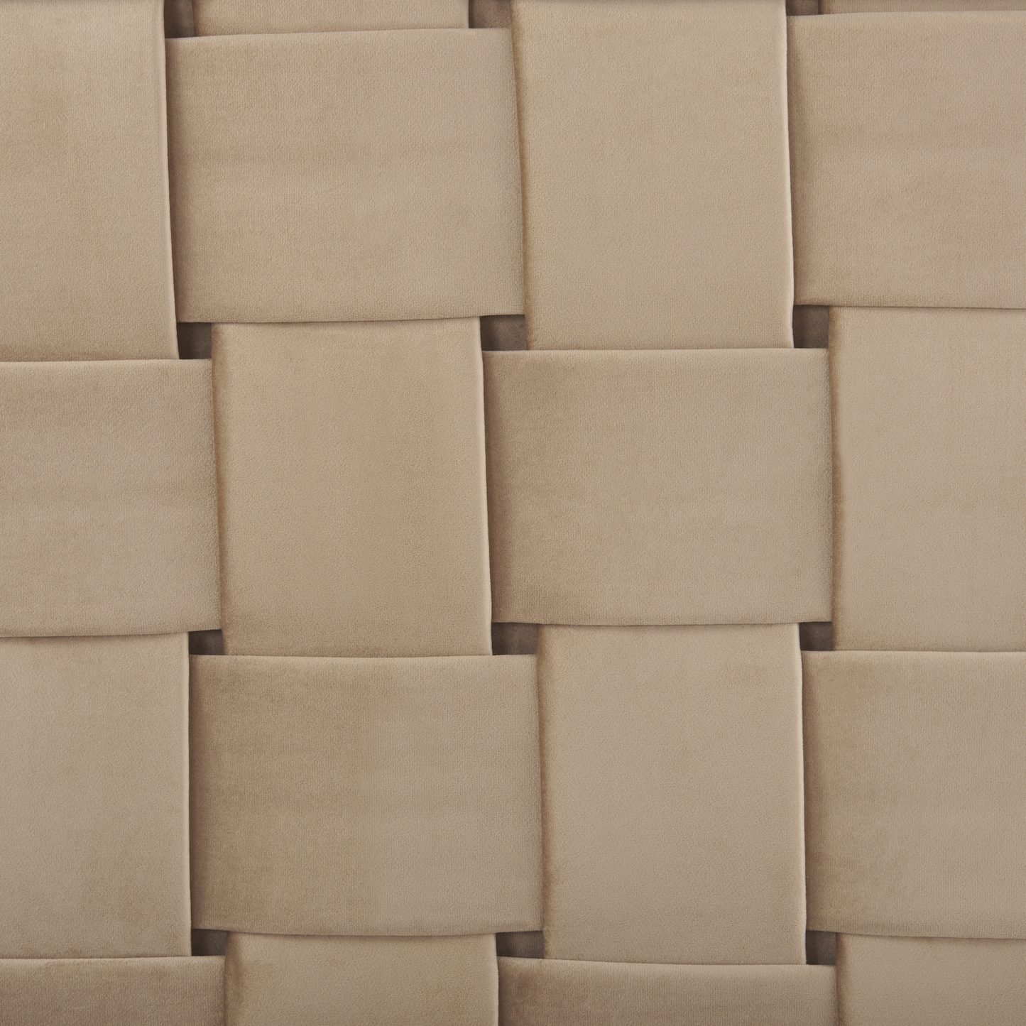 Bett mit Lattenrost Samtstoff LIMOUX 180 x 200 cm Taupe
