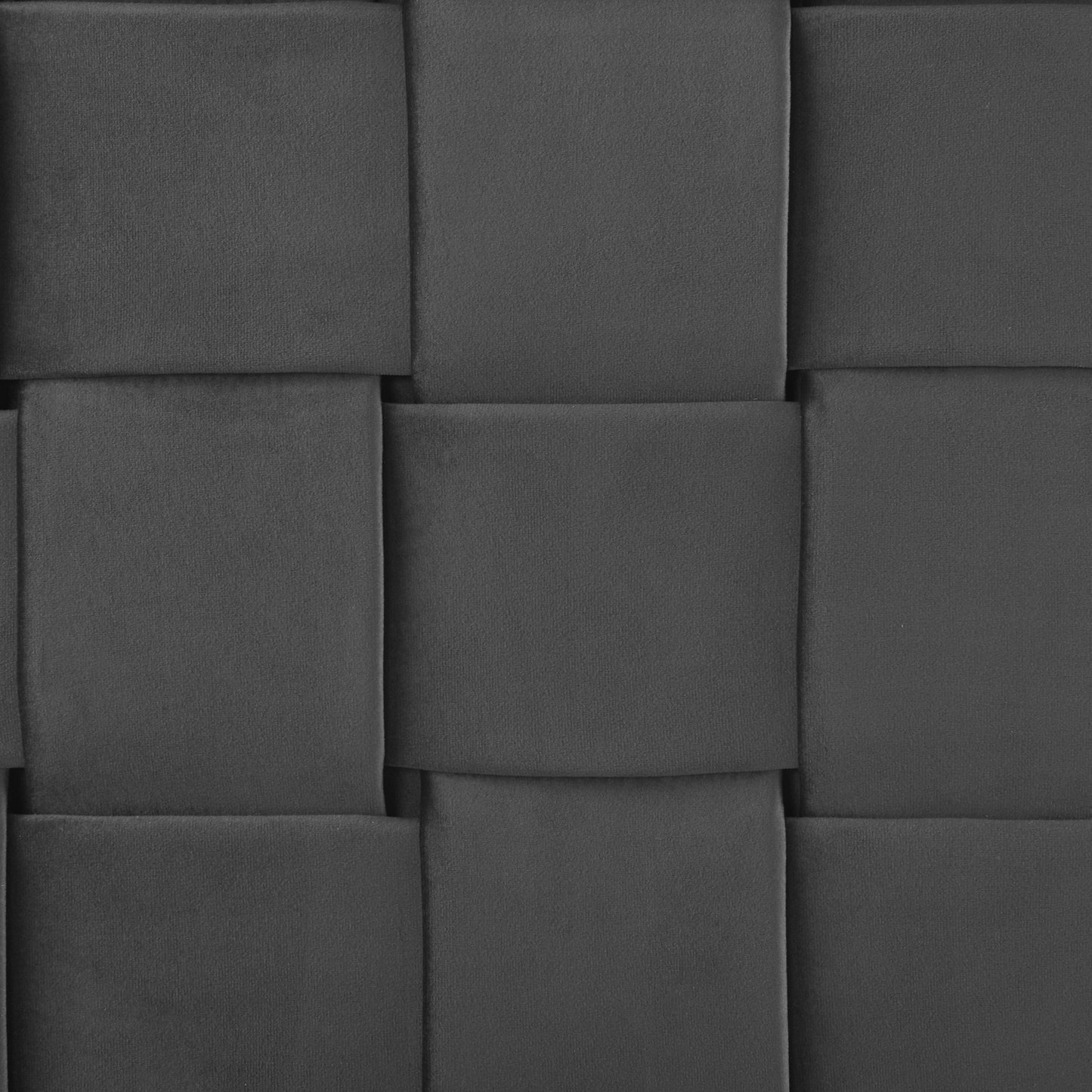 Bett mit Lattenrost Samtstoff LIMOUX 180 x 200 cm Schwarz