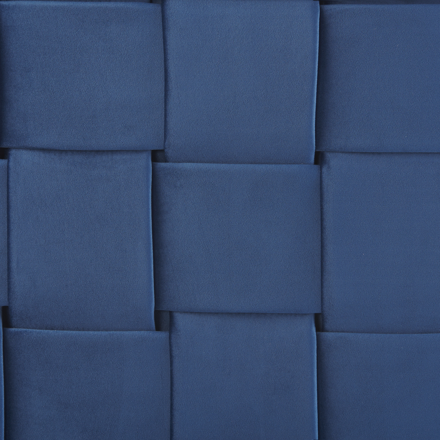 Bett mit Lattenrost Samtstoff LIMOUX 140 x 200 cm Marineblau