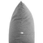 Gartenmöbel Set 4-Sitzer LIPARI inkl. Kissen Metall Grau