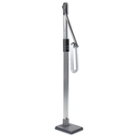 LED Stehlampe AQUARIUS mit Dimmer Metall Silber