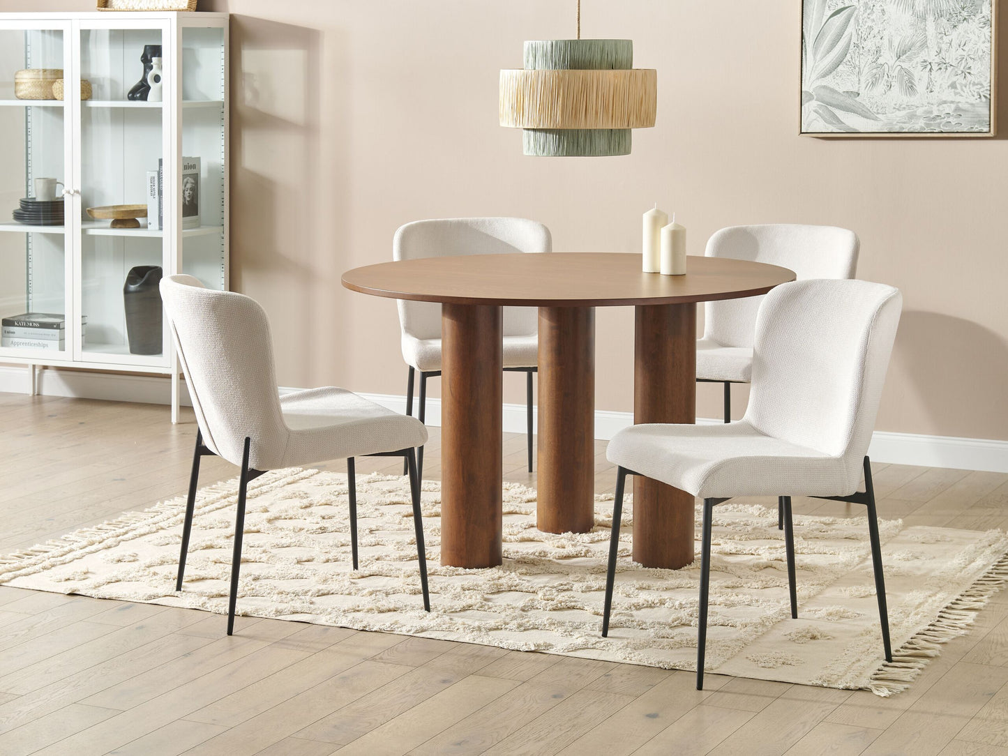 Esszimmerstuhl 2er Set ADA Cremeweiss