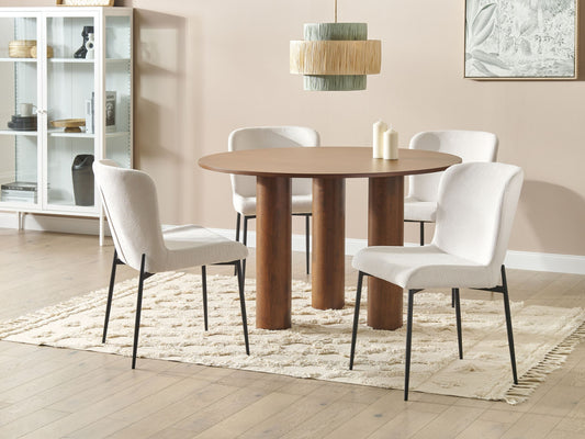 Esszimmerstuhl 2er Set ADA Cremeweiss