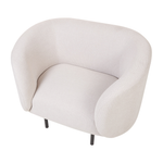 Sofa Set Polsterbezug beige / schwarz 3-Sitzer LOEN
