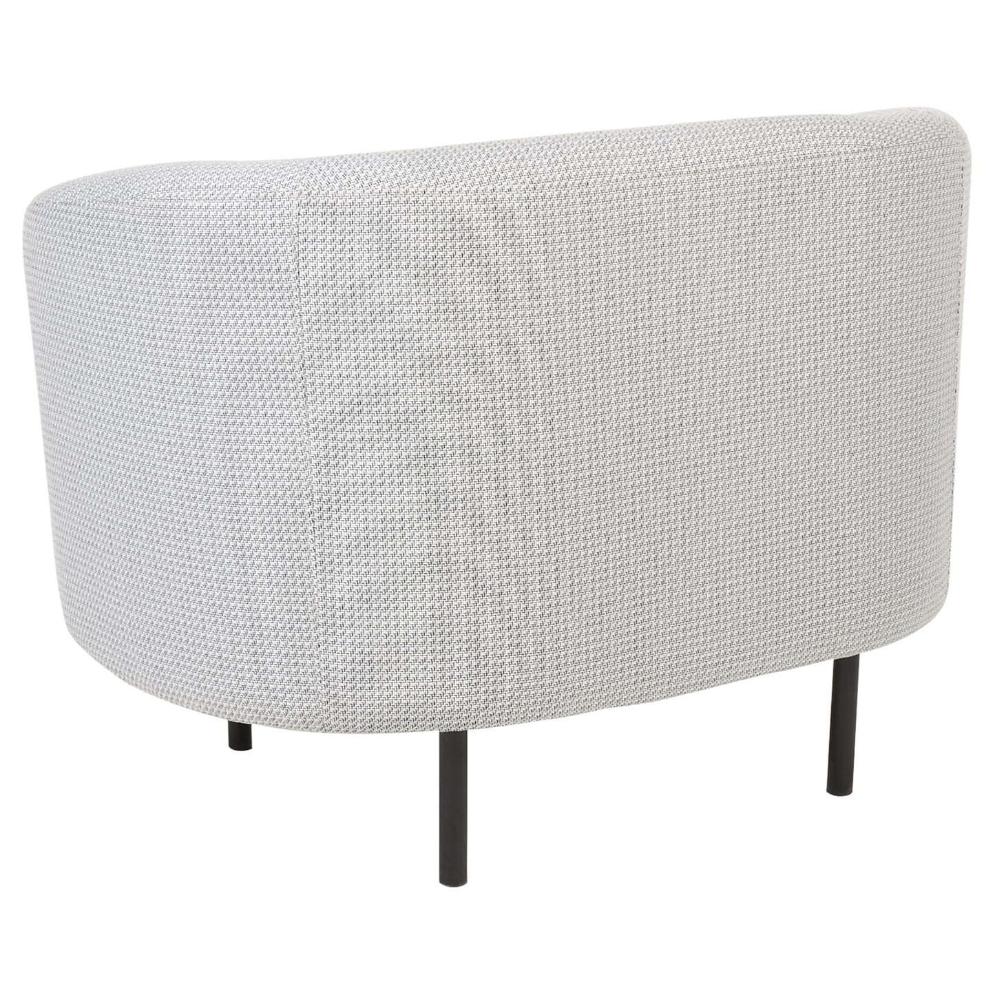 Sessel LOEN Stoff Schwarz / Weiss