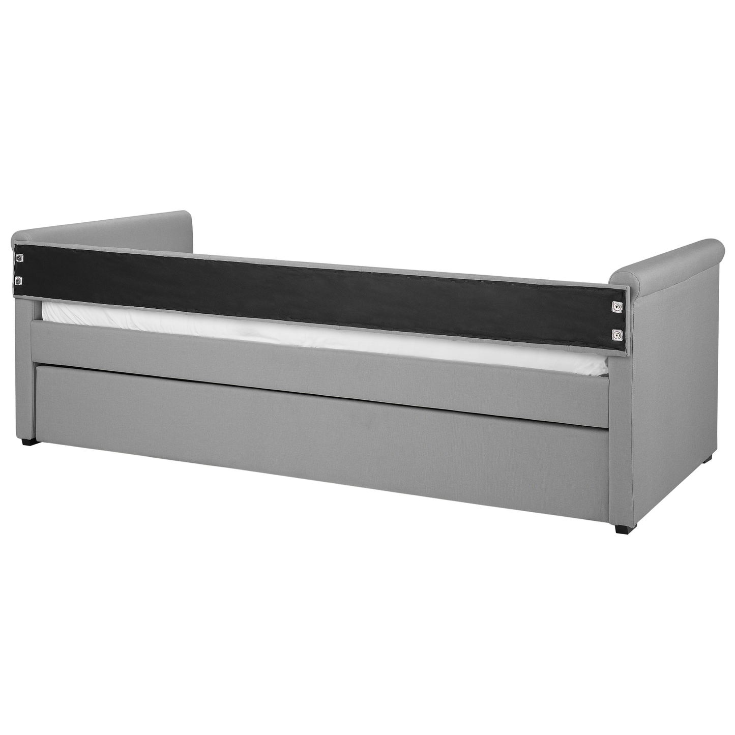 Ausziehbett Stoff LIBOURNE 80 x 200 cm Hellgrau