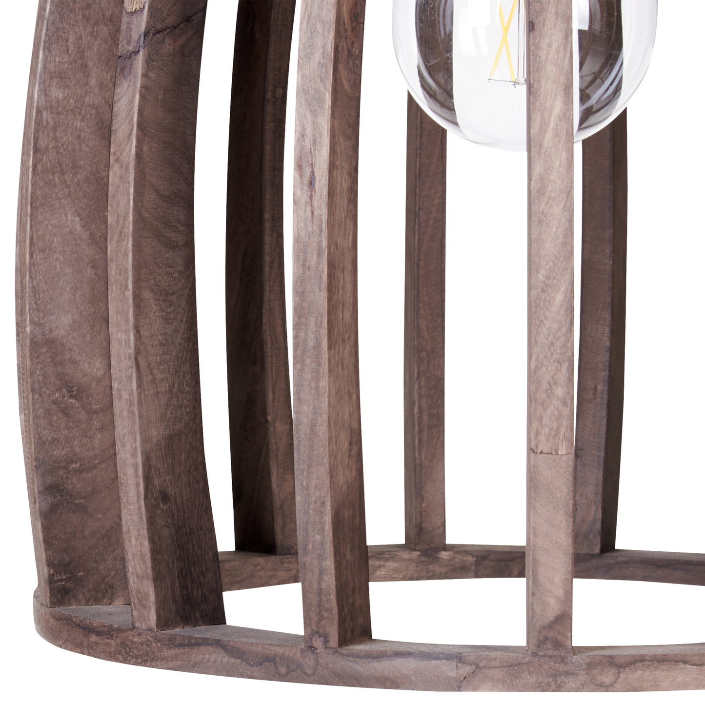 Hängelampe MANAIR Holz Dunkelbraun