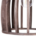 Hängelampe MANAIR Holz Dunkelbraun