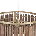 Hängelampe KAVERI Holz Braun