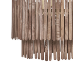 Hängelampe KAVERI Holz Braun