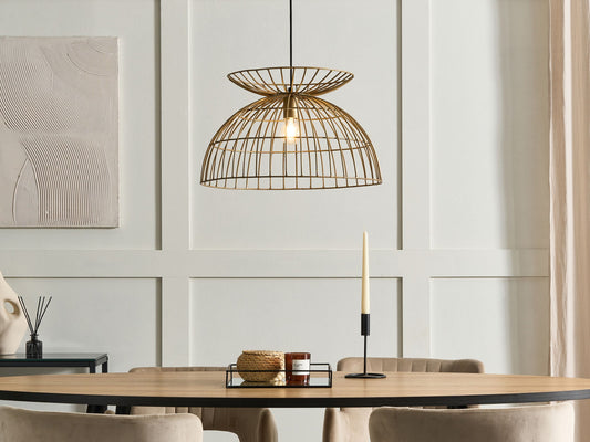 Hängelampe MAHANADI Metall Messing