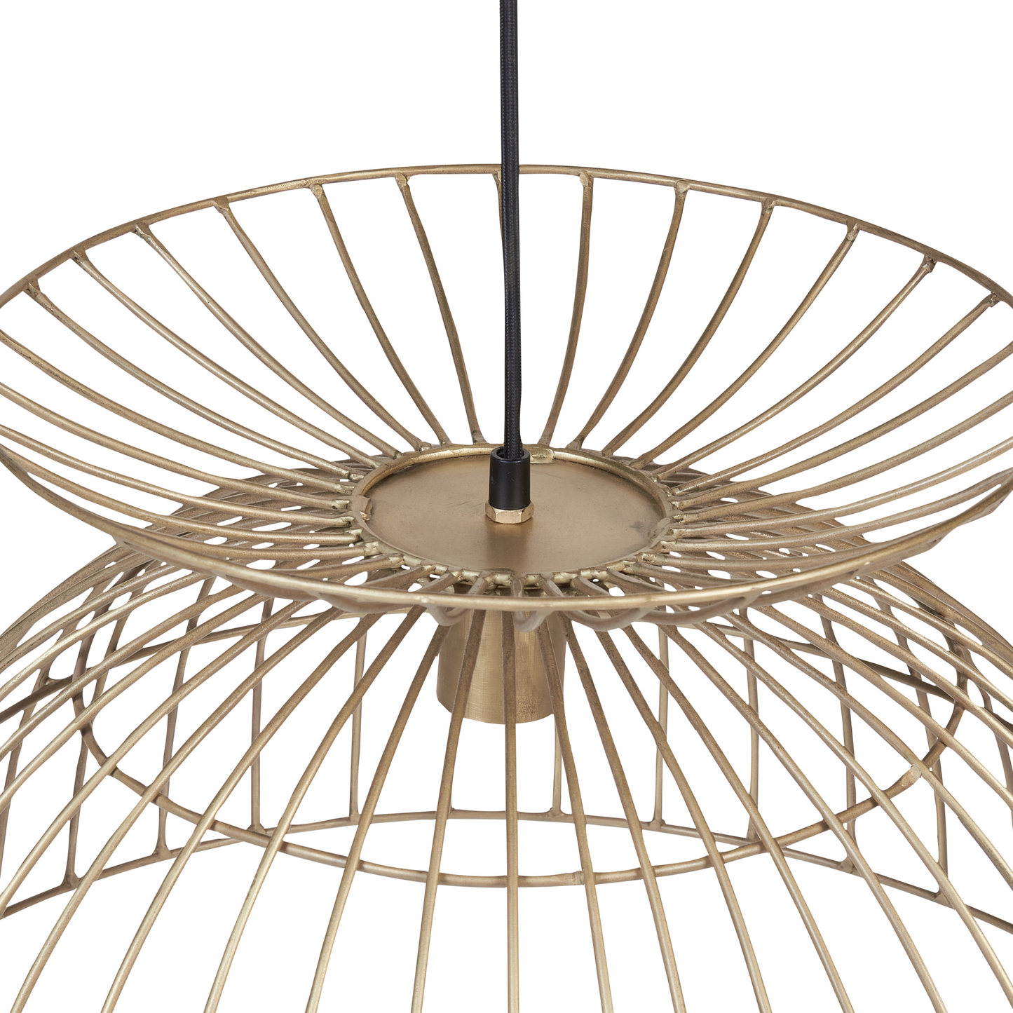 Hängelampe MAHANADI Metall Messing