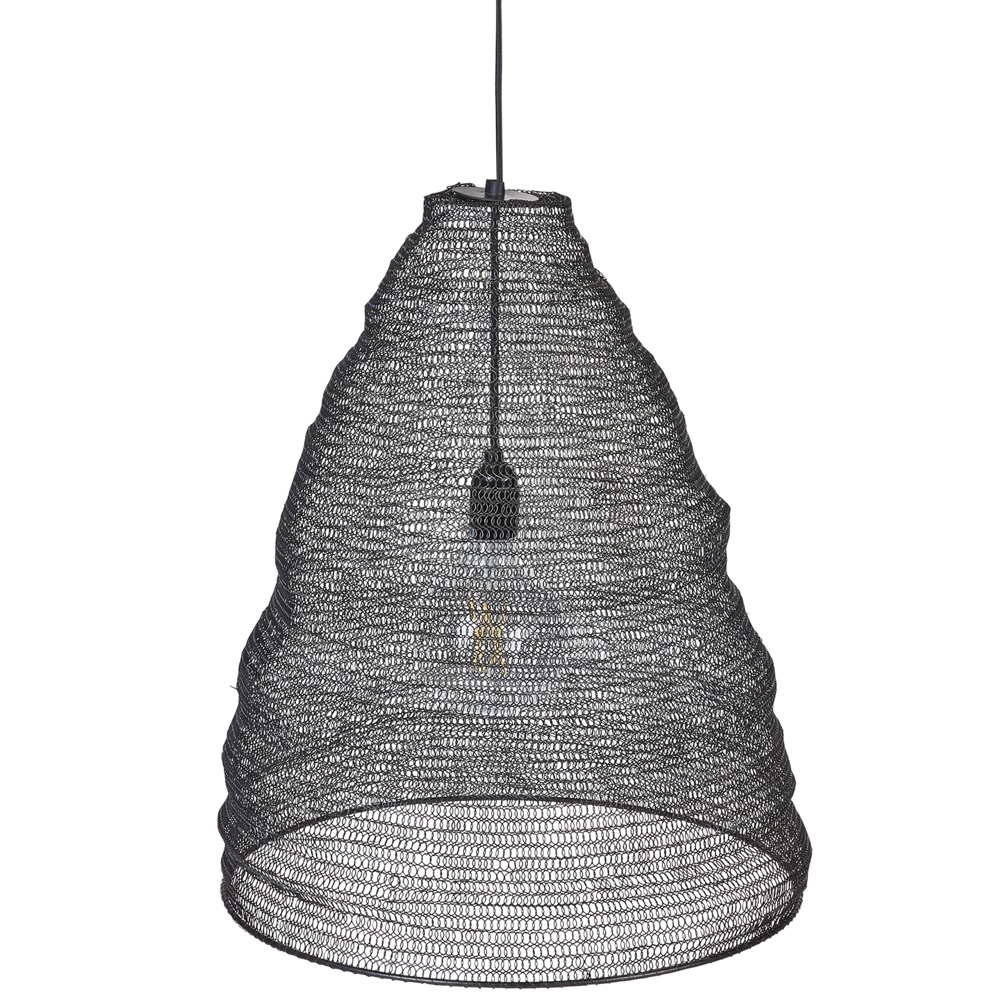 Hängelampe PARBATI Metall Schwarz