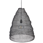 Hängelampe PARBATI Metall Schwarz