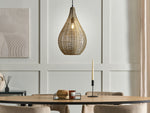 Hängelampe TISTA Metall Messing