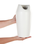 Dekovase APAMEA Steinzeug 33 cm Weiss