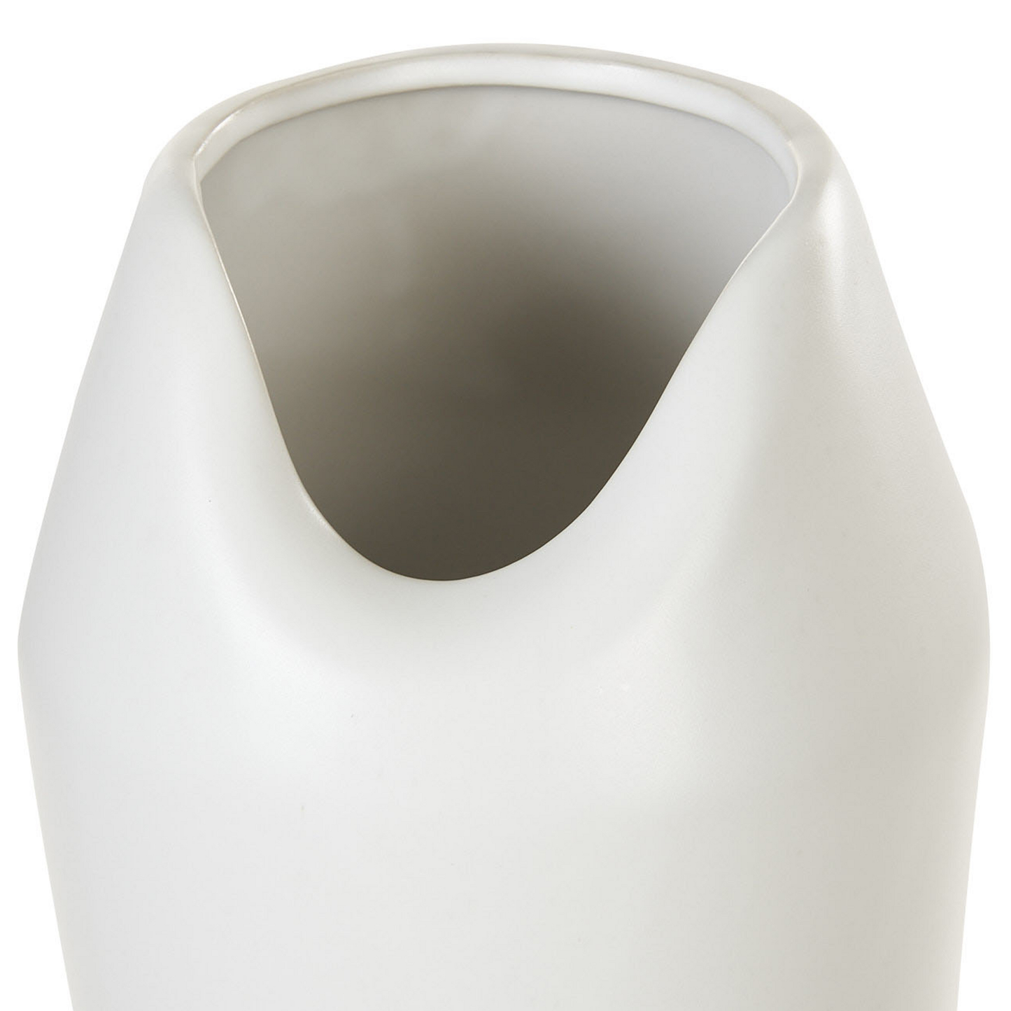 Dekovase APAMEA Steinzeug 33 cm Weiss