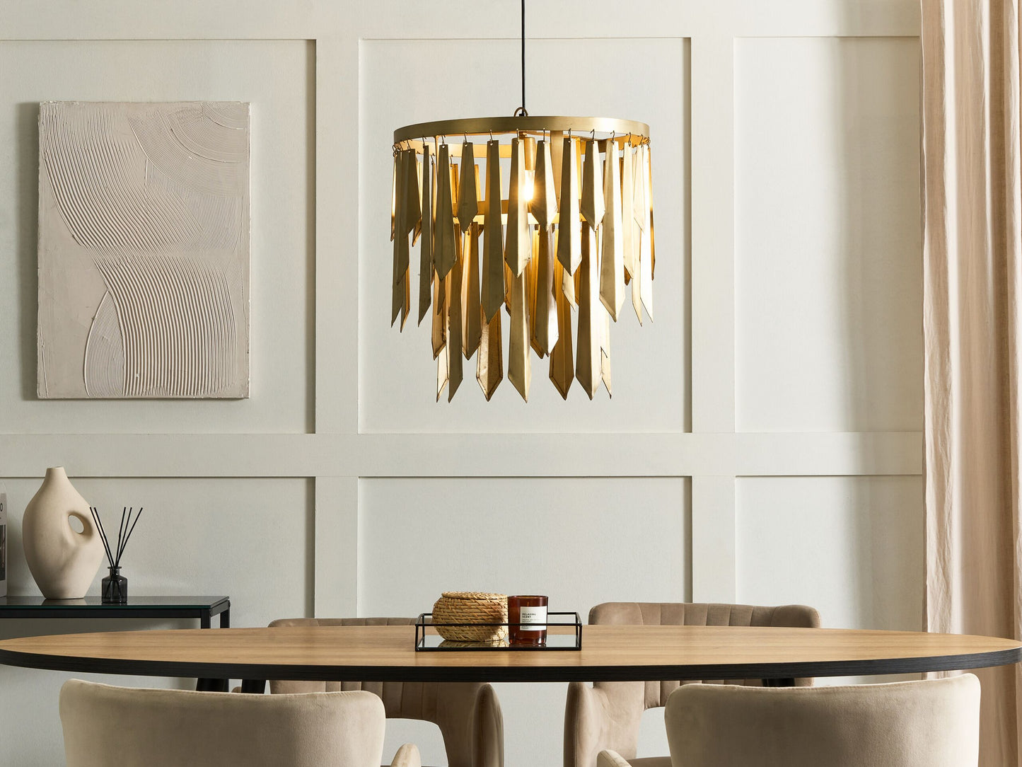 Kronleuchter CHAMBAL Metall Messing