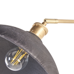 Wandlampe YERALA verstellbar Mango Holz Schwarz