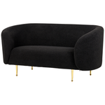 2-Sitzer Sofa Bouclé schwarz LOEN