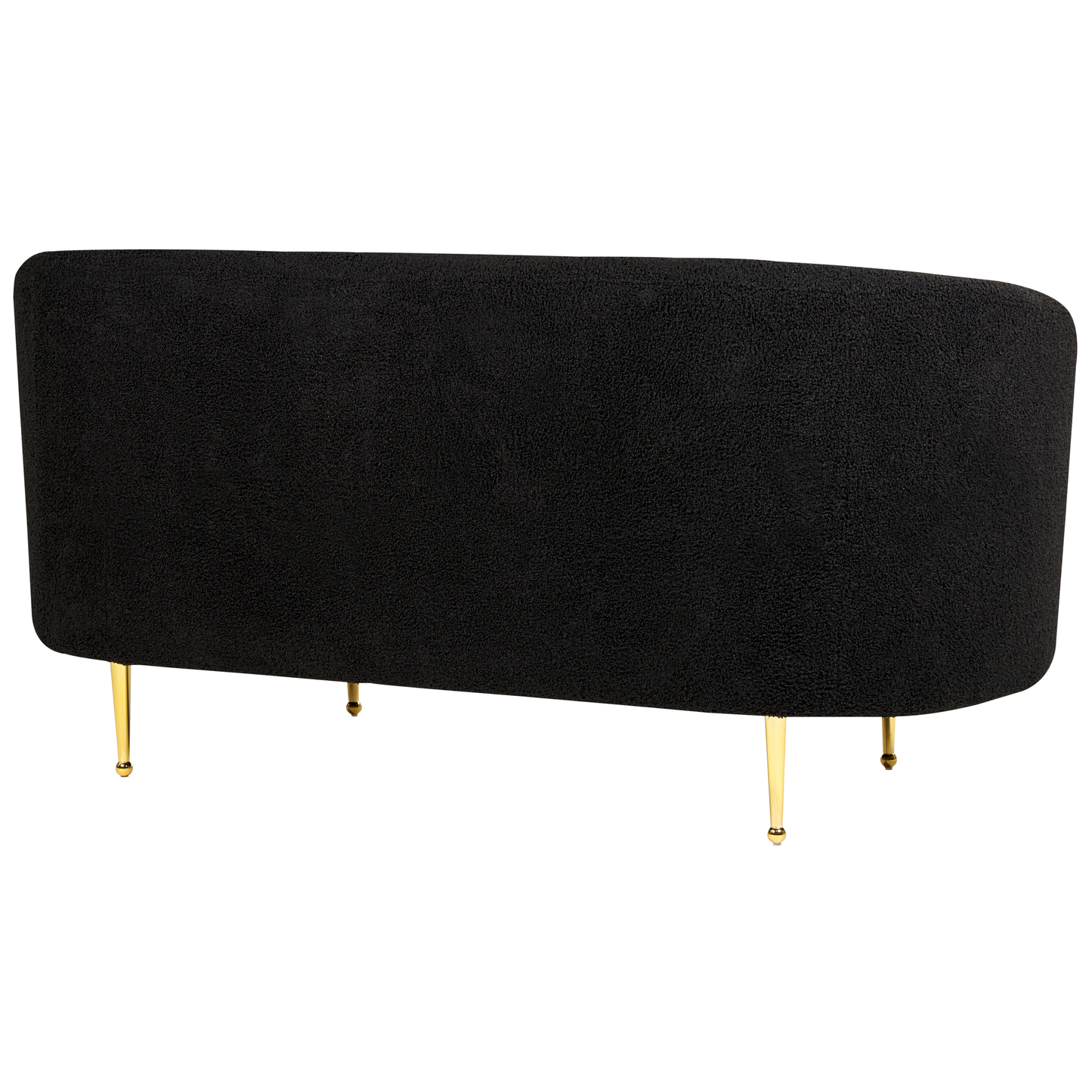 2-Sitzer Sofa Bouclé schwarz LOEN