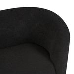 2-Sitzer Sofa Bouclé schwarz LOEN