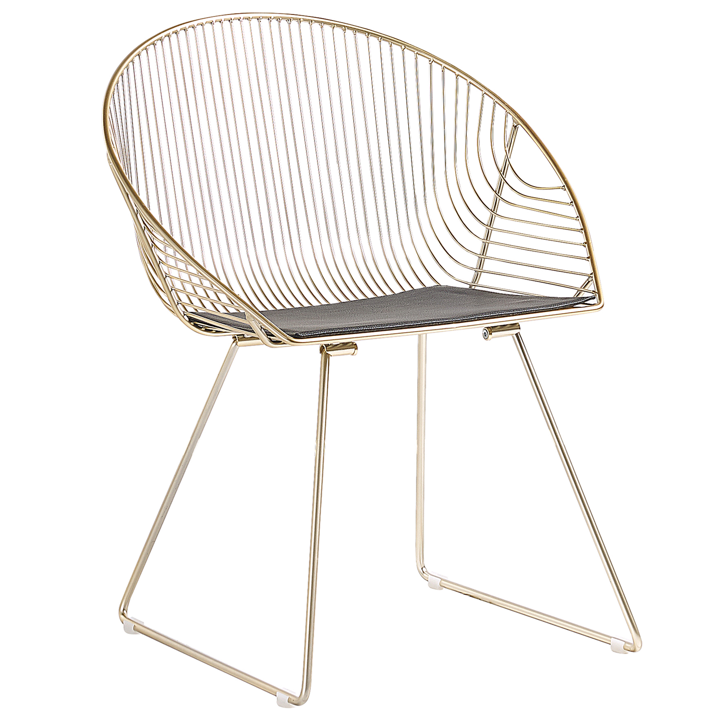 Esszimmerstuhl 2er Set AURORA Metall Gold