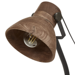 Schreibtischlampe KOLAR Mango Holz Dunkelbraun