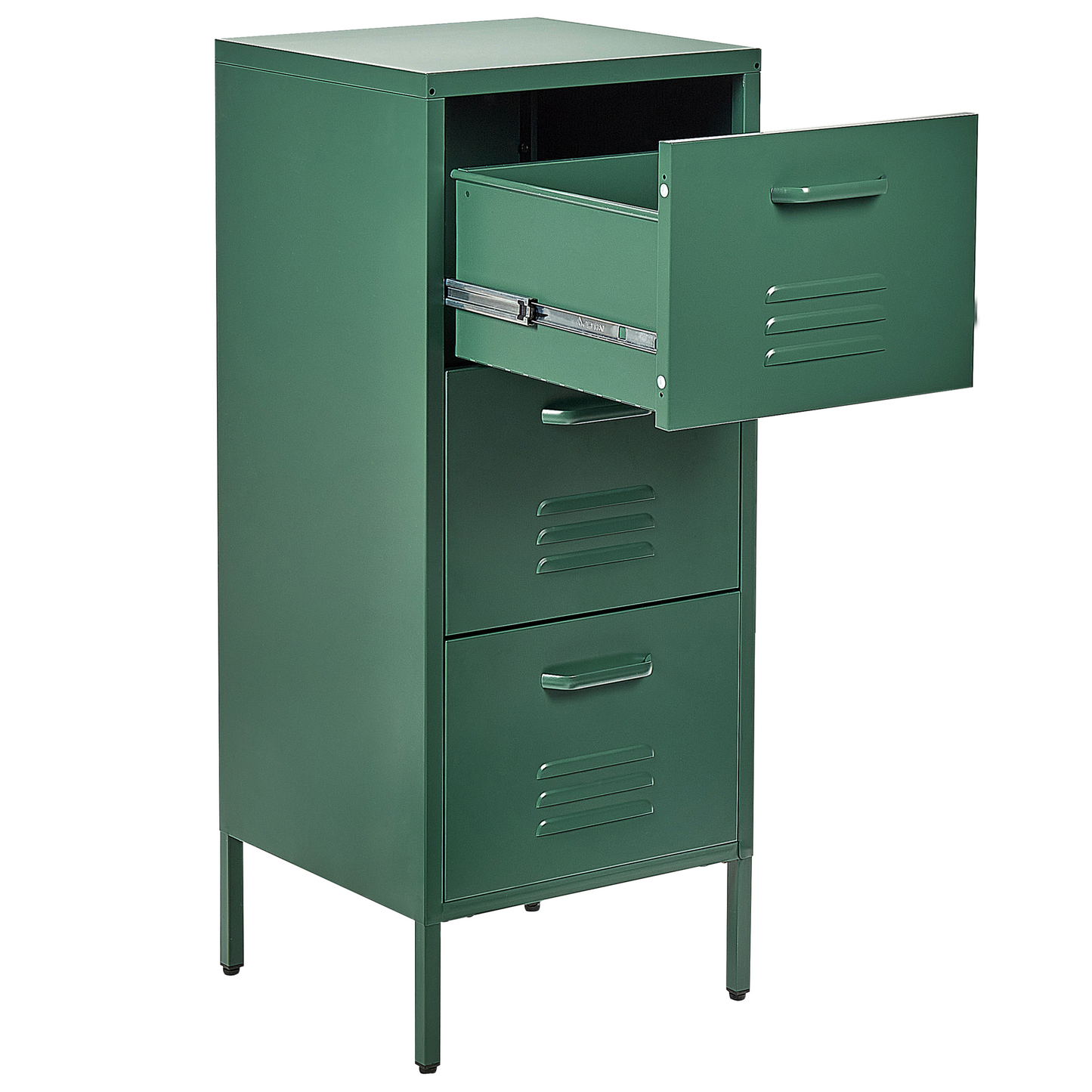 Büroschrank WOSTOK Metall Dunkelgrün