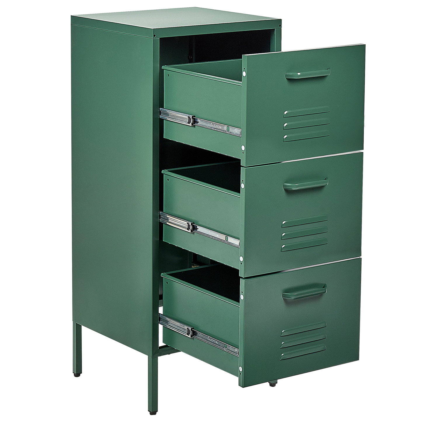 Büroschrank WOSTOK Metall Dunkelgrün