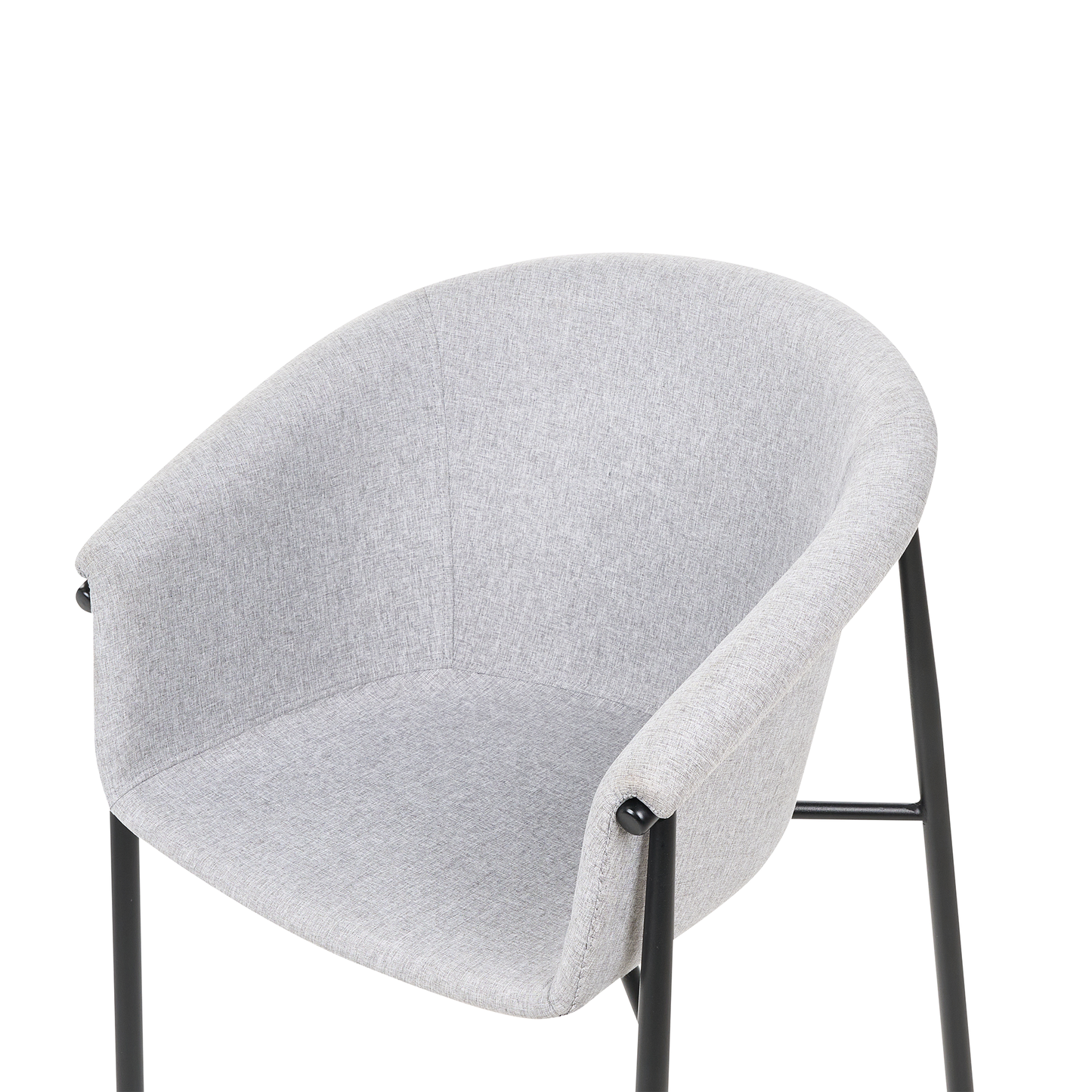 Esszimmerstuhl 2er Set AMES Hellgrau