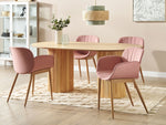 Esszimmerstuhl 2er Set ALICE Rosa