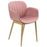 Esszimmerstuhl 2er Set ALICE Rosa