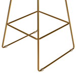Set mit 2 Barstühlen FREDONIA Metall Gold