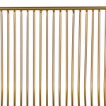 Set mit 2 Barstühlen FREDONIA Metall Gold