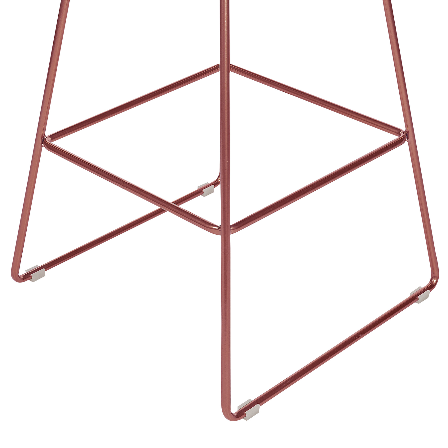 Set mit 2 Barstühlen FREDONIA Metall Roségold