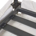 Gartensofa 2-Sitzer ESPERIA Metall Grau