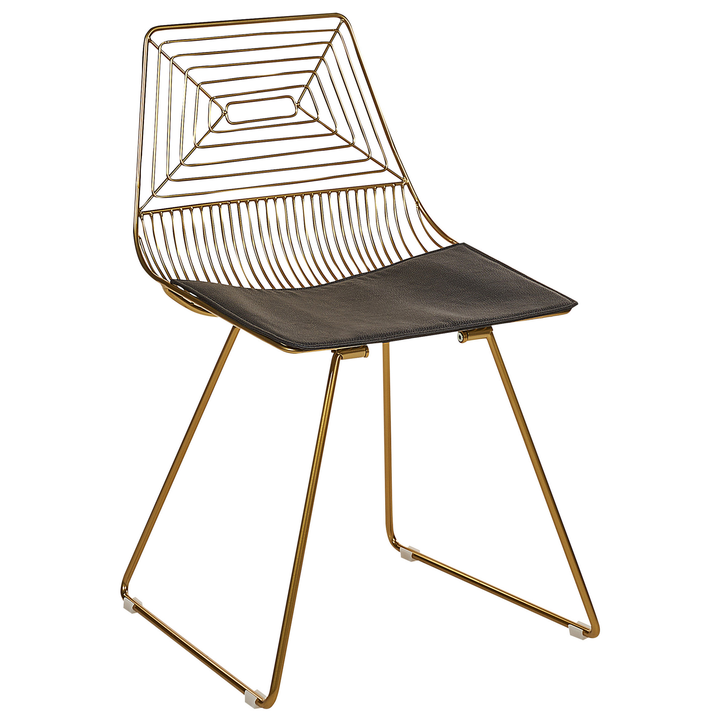 Esszimmerstuhl 2er Set BEATTY Metall Gold