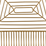 Esszimmerstuhl 2er Set BEATTY Metall Gold