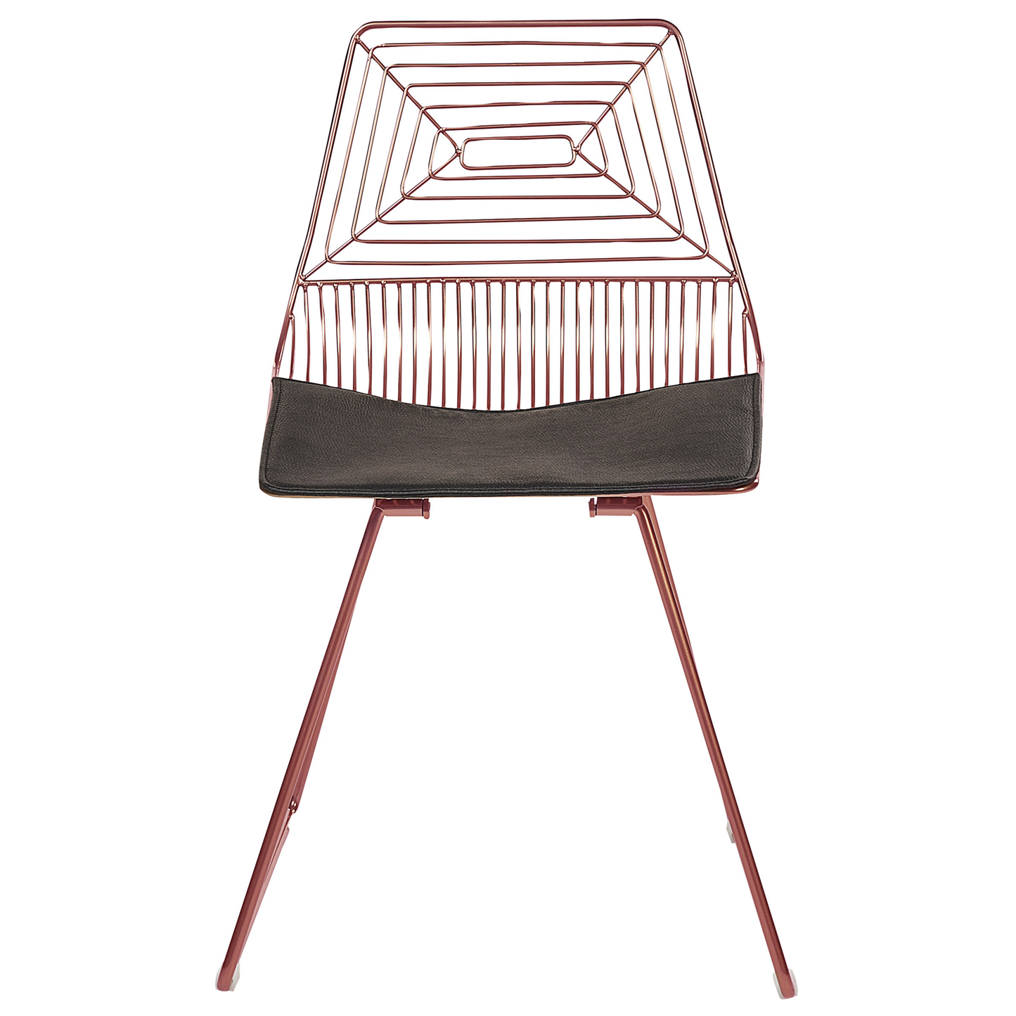 Esszimmerstuhl 2er Set BEATTY Metall Roségold