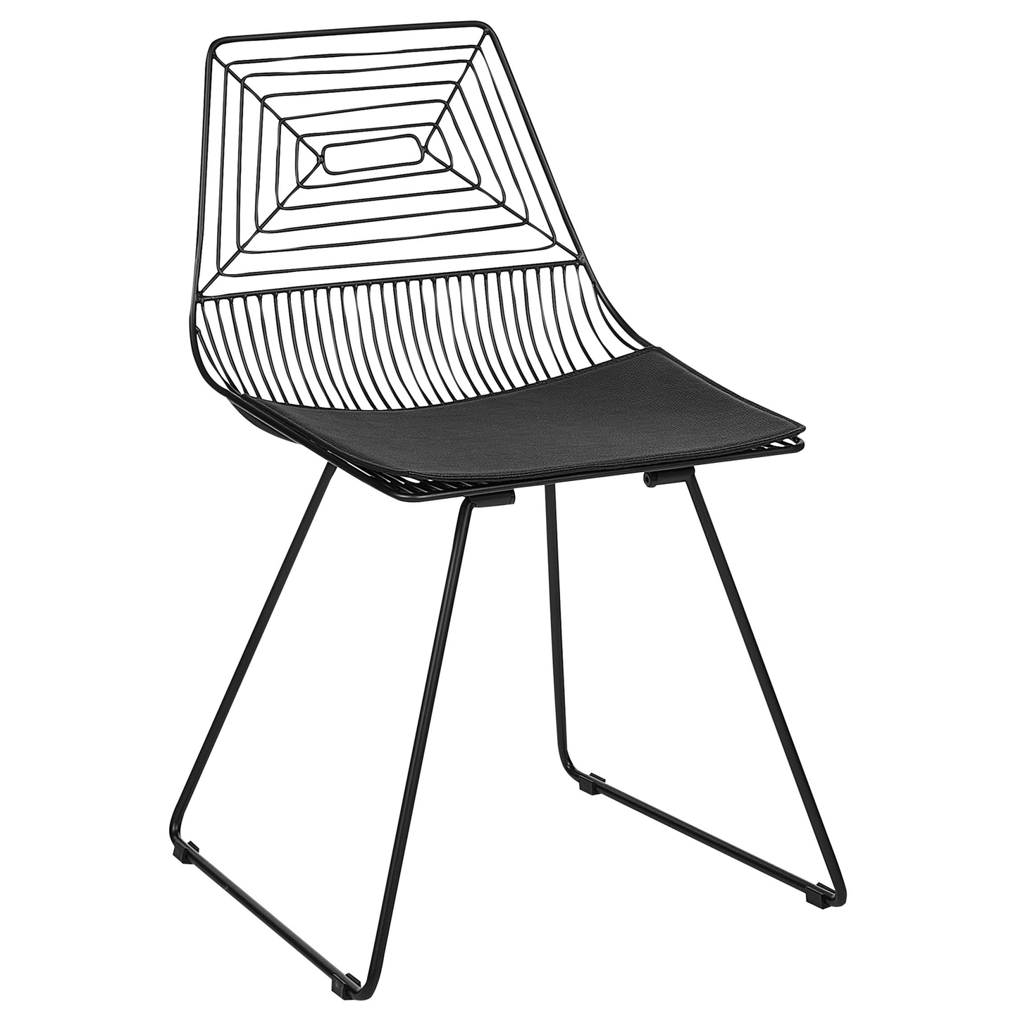 Esszimmerstuhl 2er Set BEATTY Metall Schwarz