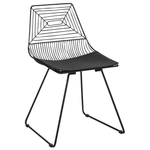 Esszimmerstuhl 2er Set BEATTY Metall Schwarz