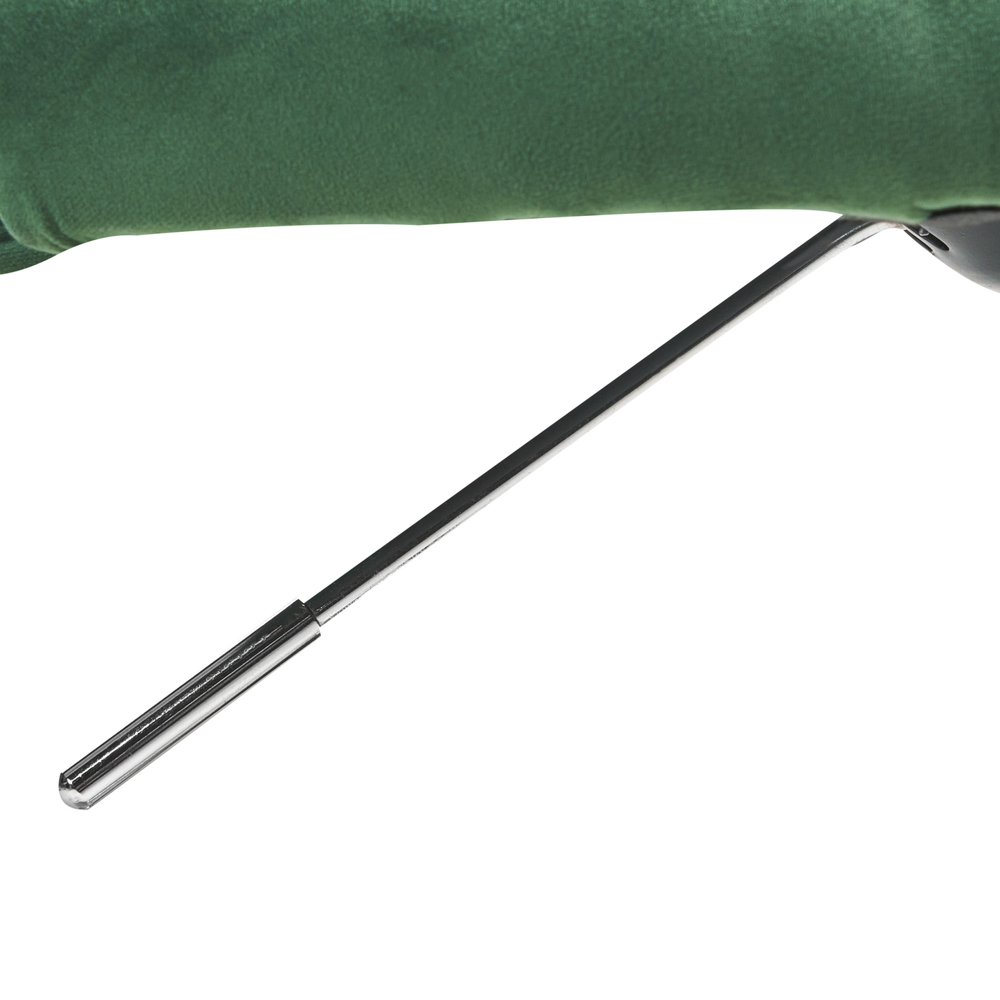 Bürostuhl drehbar PARRISH Samtstoff Smaragdgrün