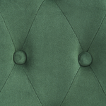 Bürostuhl drehbar PARRISH Samtstoff Smaragdgrün