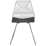 Esszimmerstuhl 2er Set BEATTY Metall Silber