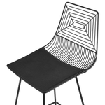 Set mit 2 Barstühlen BISBEE Metall Schwarz